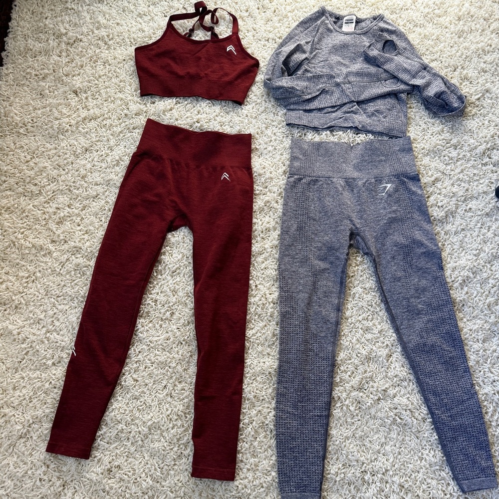 Grey set only, gymshark grey marl.